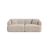 Campi 3-Sitzer Sofa aus Cord in Cappuccino (Lincoln 09D), 220x90x70 cm von Cosmopolitan Design – Bild 1