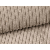 Campi 3-Sitzer Sofa aus Cord in Cappuccino (Lincoln 09D), 220x90x70 cm von Cosmopolitan Design – Bild 6