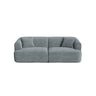 Campi 3-Sitzer Sofa aus Cord in Dunkelgrau (Lincoln 94D), 220x90x70 cm von Cosmopolitan Design – Bild 1