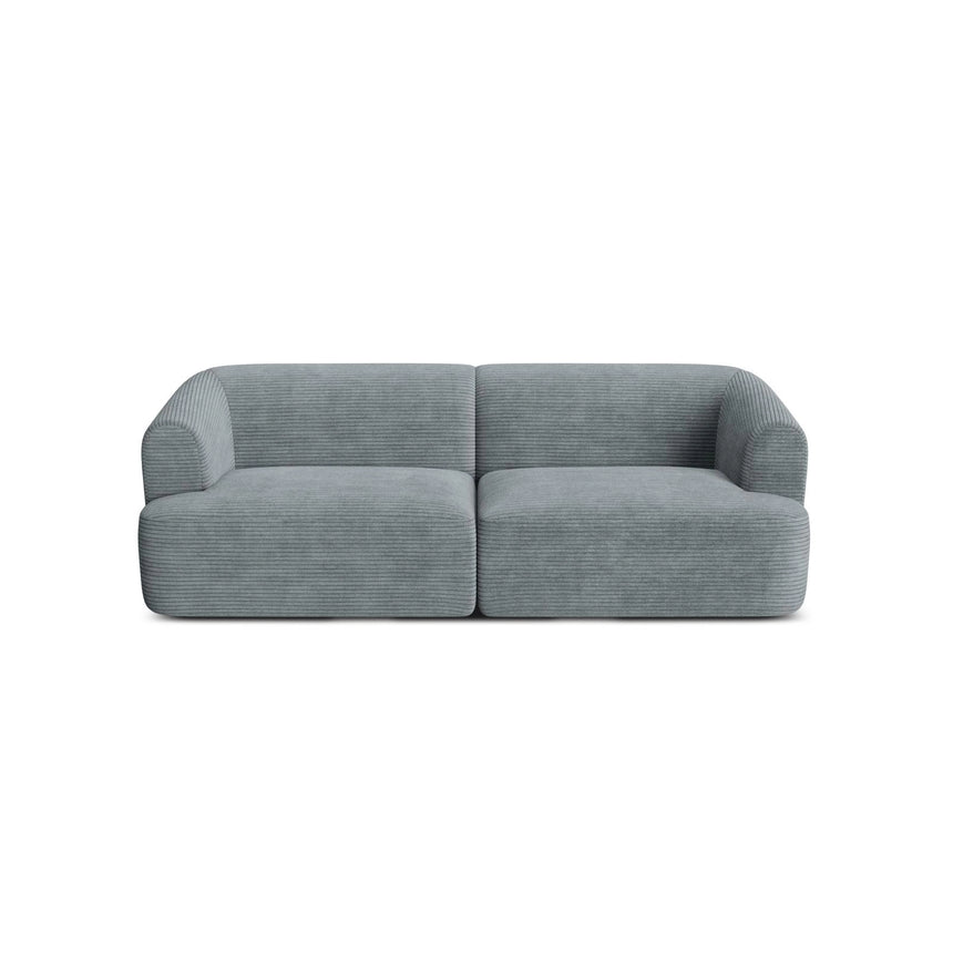 Campi 3-Sitzer Sofa aus Cord in Dunkelgrau (Lincoln 94D), 220x90x70 cm von Cosmopolitan Design – Bild 4