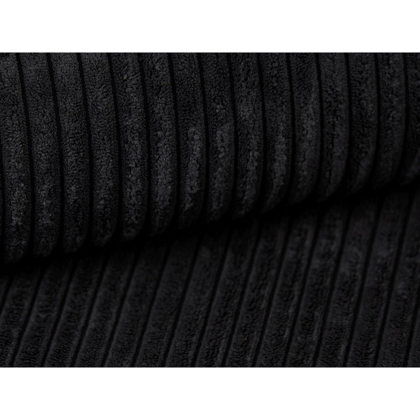 Campi 3-Sitzer Sofa aus Cord in Schwarz (Lincoln 100D), 220x90x70 cm von Cosmopolitan Design – Bild 6