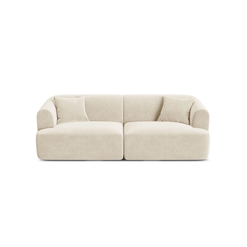 Campi 3-Sitzer Sofa aus Samt, Cord oder Strukturstoff, 220x90x70 cm von Cosmopolitan Design – Bild 1