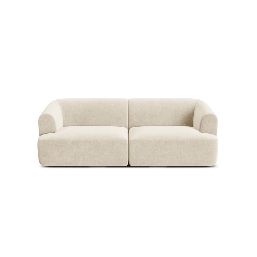 Campi 3-Sitzer Sofa aus Samt, Cord oder Strukturstoff, 220x90x70 cm von Cosmopolitan Design – Bild 4