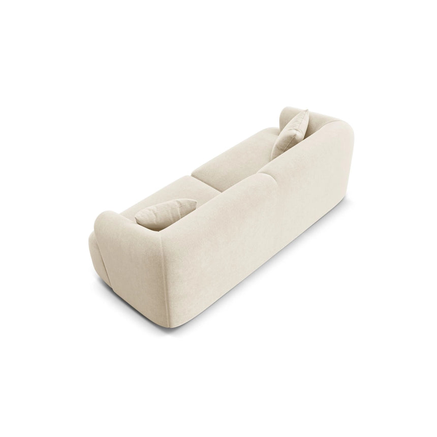 Campi 3-Sitzer Sofa aus Samt, Cord oder Strukturstoff, 220x90x70 cm von Cosmopolitan Design – Bild 5