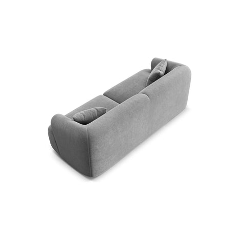 Campi 3-Sitzer Sofa aus Samt in Grau (Vogue 15), 220x90x70 cm von Cosmopolitan Design – Bild 5