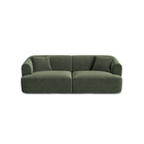 Campi 3-Sitzer Sofa aus Samt in Grün (Vogue 11), 220x90x70 cm von Cosmopolitan Design – Bild 1