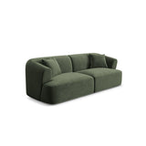 Campi 3-Sitzer Sofa aus Samt in Grün (Vogue 11), 220x90x70 cm von Cosmopolitan Design – Bild 3