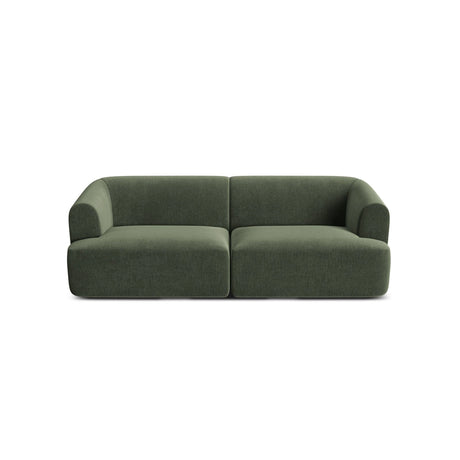 Campi 3-Sitzer Sofa aus Samt in Grün (Vogue 11), 220x90x70 cm von Cosmopolitan Design – Bild 4