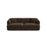 Campi 3-Sitzer Sofa aus Samt in Schokolade (Vogue 6), 220x90x70 cm von Cosmopolitan Design – Bild 1