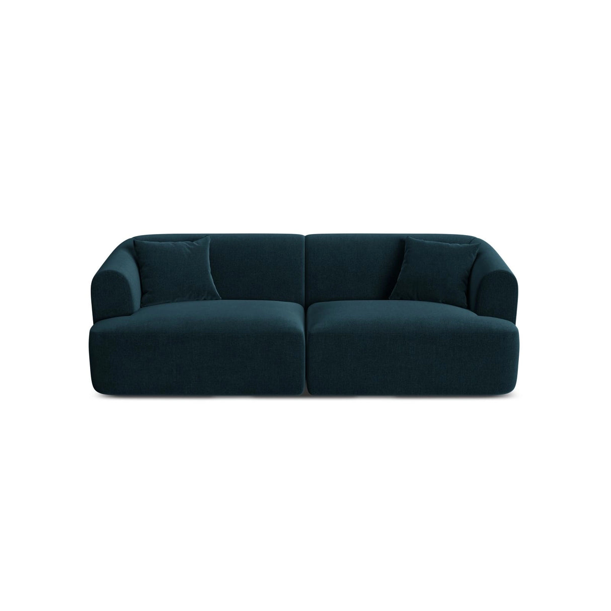 Campi 3-Sitzer Sofa aus Samt in Tiefes Petrol (Vogue 13), 220x90x70 cm von Cosmopolitan Design – Bild 1