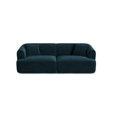Campi 3-Sitzer Sofa aus Samt in Tiefes Petrol (Vogue 13), 220x90x70 cm von Cosmopolitan Design – Bild 1