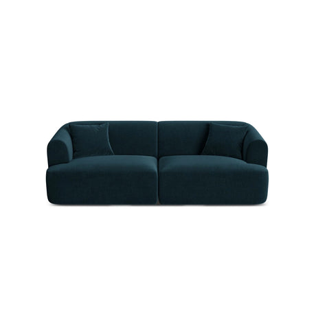 Campi 3-Sitzer Sofa aus Samt in Tiefes Petrol (Vogue 13), 220x90x70 cm von Cosmopolitan Design – Bild 1