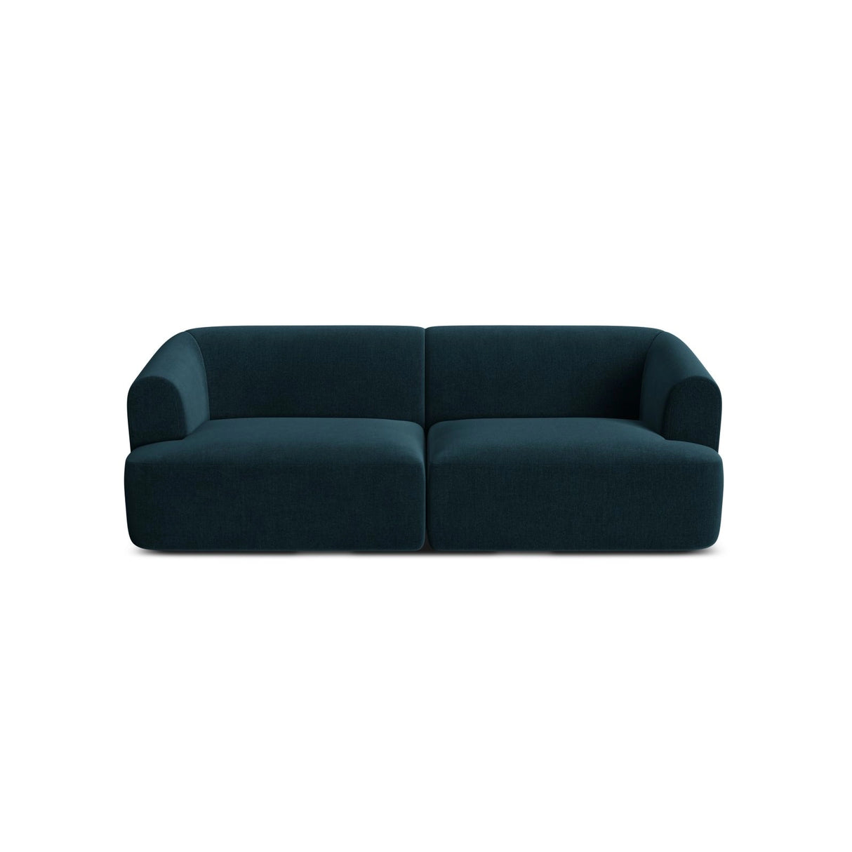 Campi 3-Sitzer Sofa aus Samt in Tiefes Petrol (Vogue 13), 220x90x70 cm von Cosmopolitan Design – Bild 4