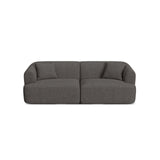 Campi 3-Sitzer Sofa aus Strukturierter Stoff in Grau (Moly 85), 220x90x70 cm von Cosmopolitan Design – Bild 1