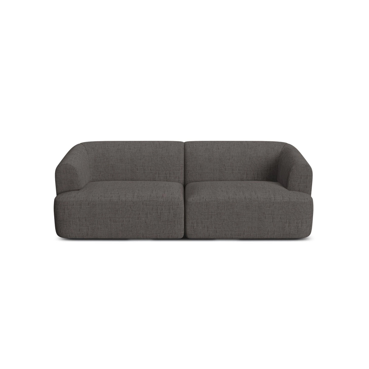 Campi 3-Sitzer Sofa aus Strukturierter Stoff in Grau (Moly 85), 220x90x70 cm von Cosmopolitan Design – Bild 4