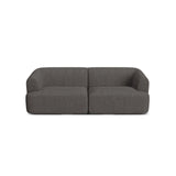 Campi 3-Sitzer Sofa aus Strukturierter Stoff in Grau (Moly 85), 220x90x70 cm von Cosmopolitan Design – Bild 4