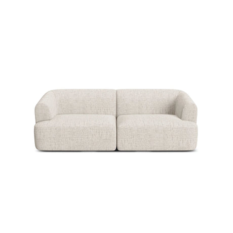 Campi 3-Sitzer Sofa aus Strukturierter Stoff in Hellbeige (Moly 02), 220x90x70 cm von Cosmopolitan Design – Bild 4