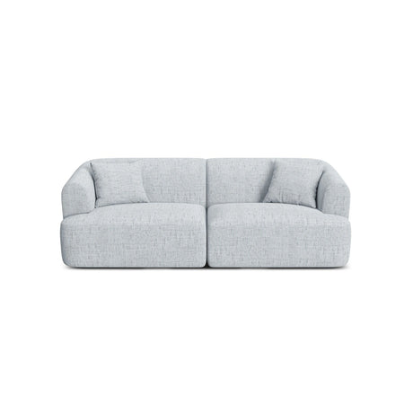 Campi 3-Sitzer Sofa aus Strukturierter Stoff in Hellgrau (Moly 70), 220x90x70 cm von Cosmopolitan Design – Bild 1
