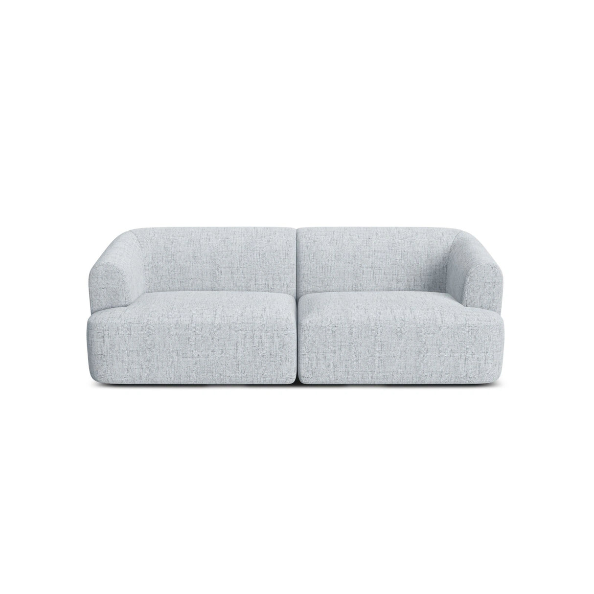 Campi 3-Sitzer Sofa aus Strukturierter Stoff in Hellgrau (Moly 70), 220x90x70 cm von Cosmopolitan Design – Bild 4
