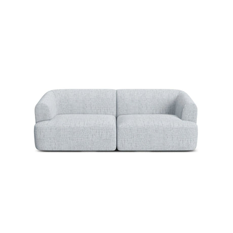 Campi 3-Sitzer Sofa aus Strukturierter Stoff in Hellgrau (Moly 70), 220x90x70 cm von Cosmopolitan Design – Bild 4