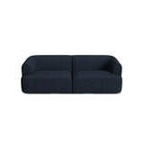 Campi 3-Sitzer Sofa aus Strukturierter Stoff in Königsblau (Moly 79), 220x90x70 cm von Cosmopolitan Design – Bild 4