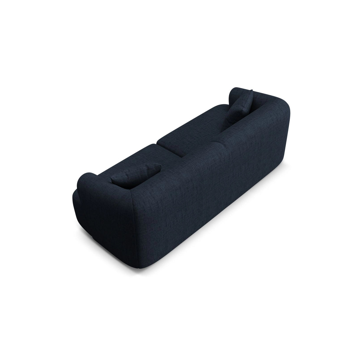 Campi 3-Sitzer Sofa aus Strukturierter Stoff in Königsblau (Moly 79), 220x90x70 cm von Cosmopolitan Design – Bild 5