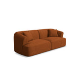 Campi 3-Sitzer Sofa aus Strukturierter Stoff in Ziegelstein (Moly 54), 220x90x70 cm von Cosmopolitan Design – Bild 3