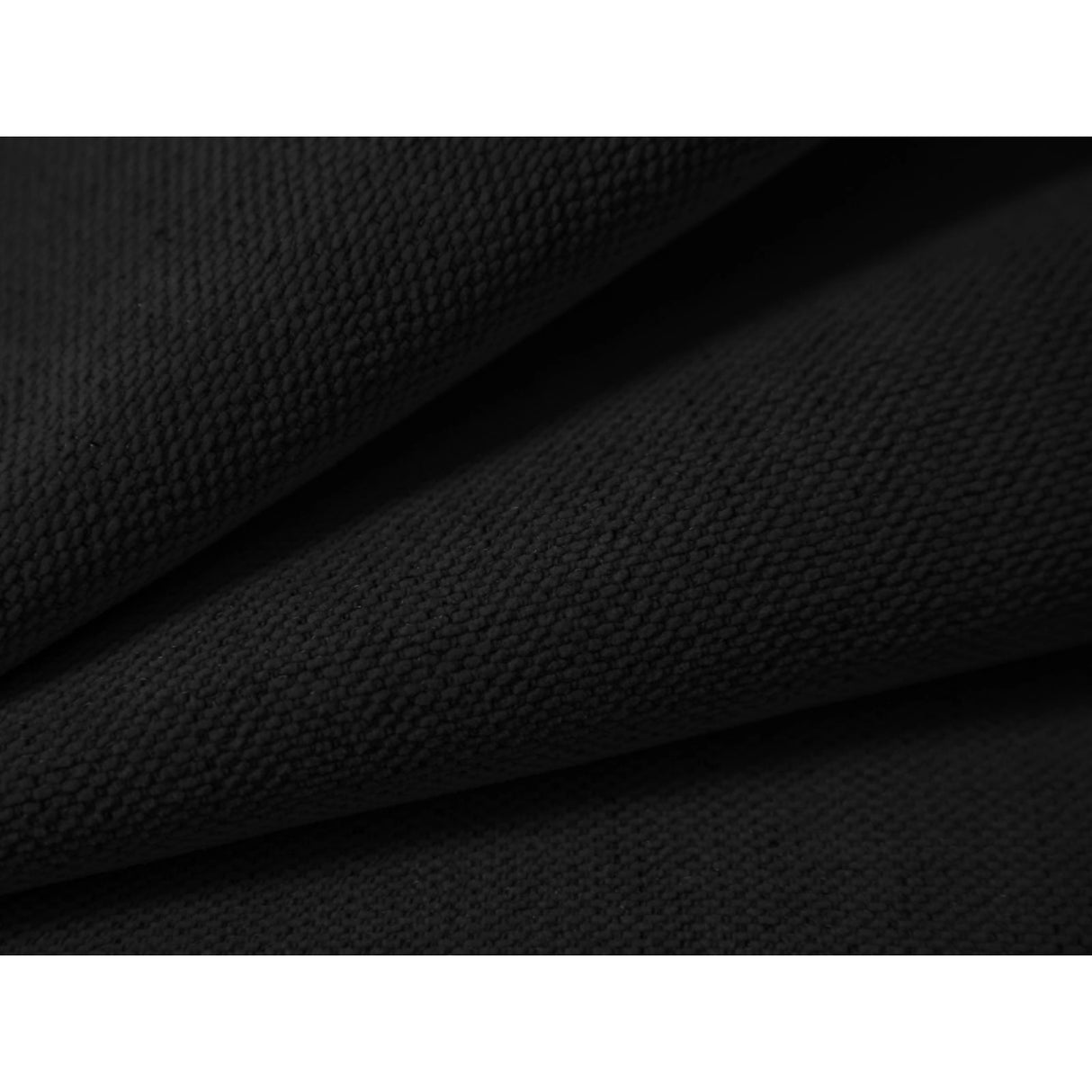 Campi 4-Sitzer Ecksofa, Linke Seite, aus Strukturierter Stoff in Schwarz (Moly 99), 256x156x70 cm von Cosmopolitan Design – Bild 6