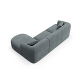 Campi 4-Sitzer Ecksofa, Rechte Seite, aus Cord in Dunkelgrau (Lincoln 94D), 256x156x70 cm von Cosmopolitan Design – Bild 5