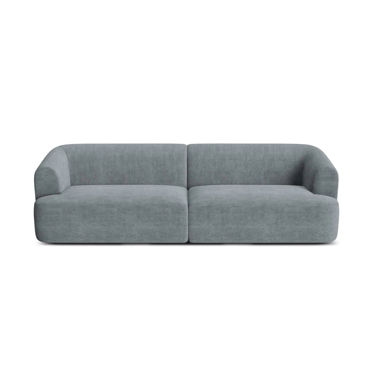 Campi 4-Sitzer Sofa aus Cord in Dunkelgrau (Lincoln 94D), 255x90x70 cm von Cosmopolitan Design – Bild 5