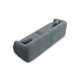 Campi 4-Sitzer Sofa aus Cord in Dunkelgrau (Lincoln 94D), 255x90x70 cm von Cosmopolitan Design – Bild 6