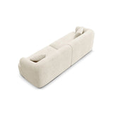 Campi 4-Sitzer Sofa aus Cord in Elfenbein (Lincoln 01D), 255x90x70 cm von Cosmopolitan Design – Bild 6