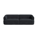 Campi 4-Sitzer Sofa aus Cord in Schwarz (Lincoln 100D), 255x90x70 cm von Cosmopolitan Design – Bild 5