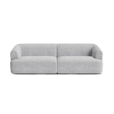 Campi 4-Sitzer Sofa aus Cord in Silber (Lincoln 84D), 255x90x70 cm von Cosmopolitan Design – Bild 5