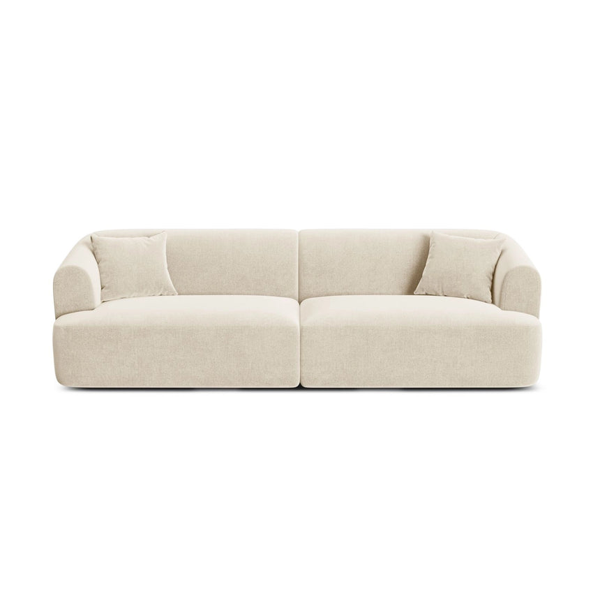 Campi 4-Sitzer Sofa aus Samt, Cord oder Strukturstoff, 255x90x70 cm von Cosmopolitan Design – Bild 1
