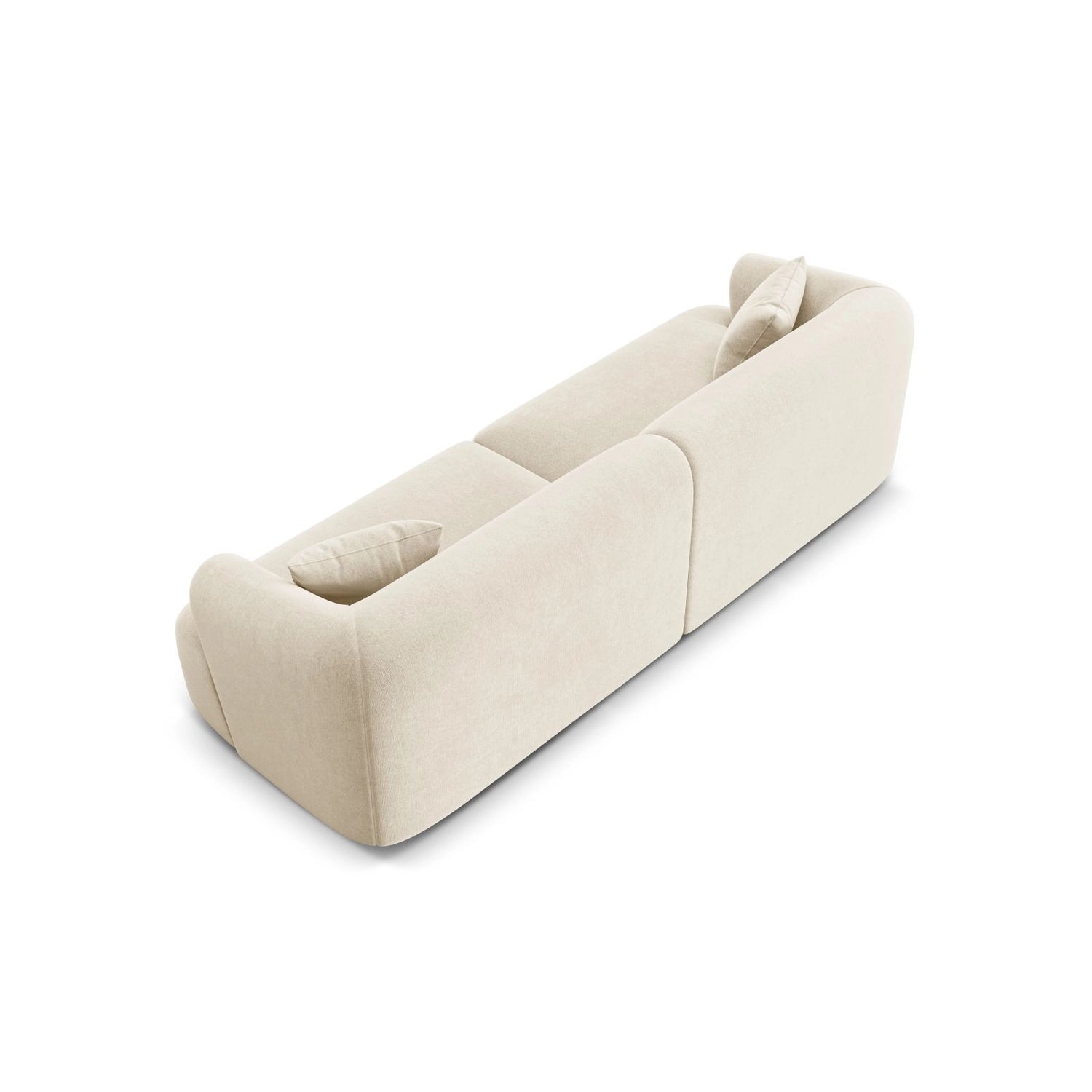 Campi 4-Sitzer Sofa aus Samt, Cord oder Strukturstoff, 255x90x70 cm von Cosmopolitan Design – Bild 6