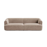 Campi 4-Sitzer Sofa aus Samt in Dunkelbeige (Vogue 3), 255x90x70 cm von Cosmopolitan Design – Bild 5