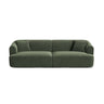 Campi 4-Sitzer Sofa aus Samt in Grün (Vogue 11), 255x90x70 cm von Cosmopolitan Design – Bild 1