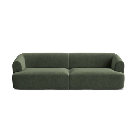 Campi 4-Sitzer Sofa aus Samt in Grün (Vogue 11), 255x90x70 cm von Cosmopolitan Design – Bild 5