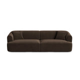 Campi 4-Sitzer Sofa aus Samt in Schokolade (Vogue 6), 255x90x70 cm von Cosmopolitan Design – Bild 1