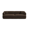 Campi 4-Sitzer Sofa aus Samt in Schokolade (Vogue 6), 255x90x70 cm von Cosmopolitan Design – Bild 1
