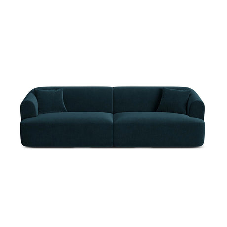 Campi 4-Sitzer Sofa aus Samt in Tiefes Petrol (Vogue 13), 255x90x70 cm von Cosmopolitan Design – Bild 1