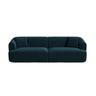 Campi 4-Sitzer Sofa aus Samt in Tiefes Petrol (Vogue 13), 255x90x70 cm von Cosmopolitan Design – Bild 1