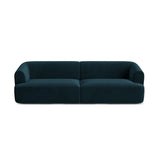 Campi 4-Sitzer Sofa aus Samt in Tiefes Petrol (Vogue 13), 255x90x70 cm von Cosmopolitan Design – Bild 5