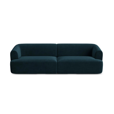 Campi 4-Sitzer Sofa aus Samt in Tiefes Petrol (Vogue 13), 255x90x70 cm von Cosmopolitan Design – Bild 5