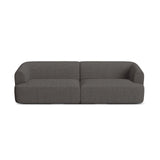 Campi 4-Sitzer Sofa aus Strukturierter Stoff in Grau (Moly 85), 255x90x70 cm von Cosmopolitan Design – Bild 5