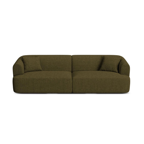 Campi 4-Sitzer Sofa aus Strukturierter Stoff in Grün (Moly 38), 255x90x70 cm von Cosmopolitan Design – Bild 1