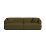 Campi 4-Sitzer Sofa aus Strukturierter Stoff in Grün (Moly 38), 255x90x70 cm von Cosmopolitan Design – Bild 1