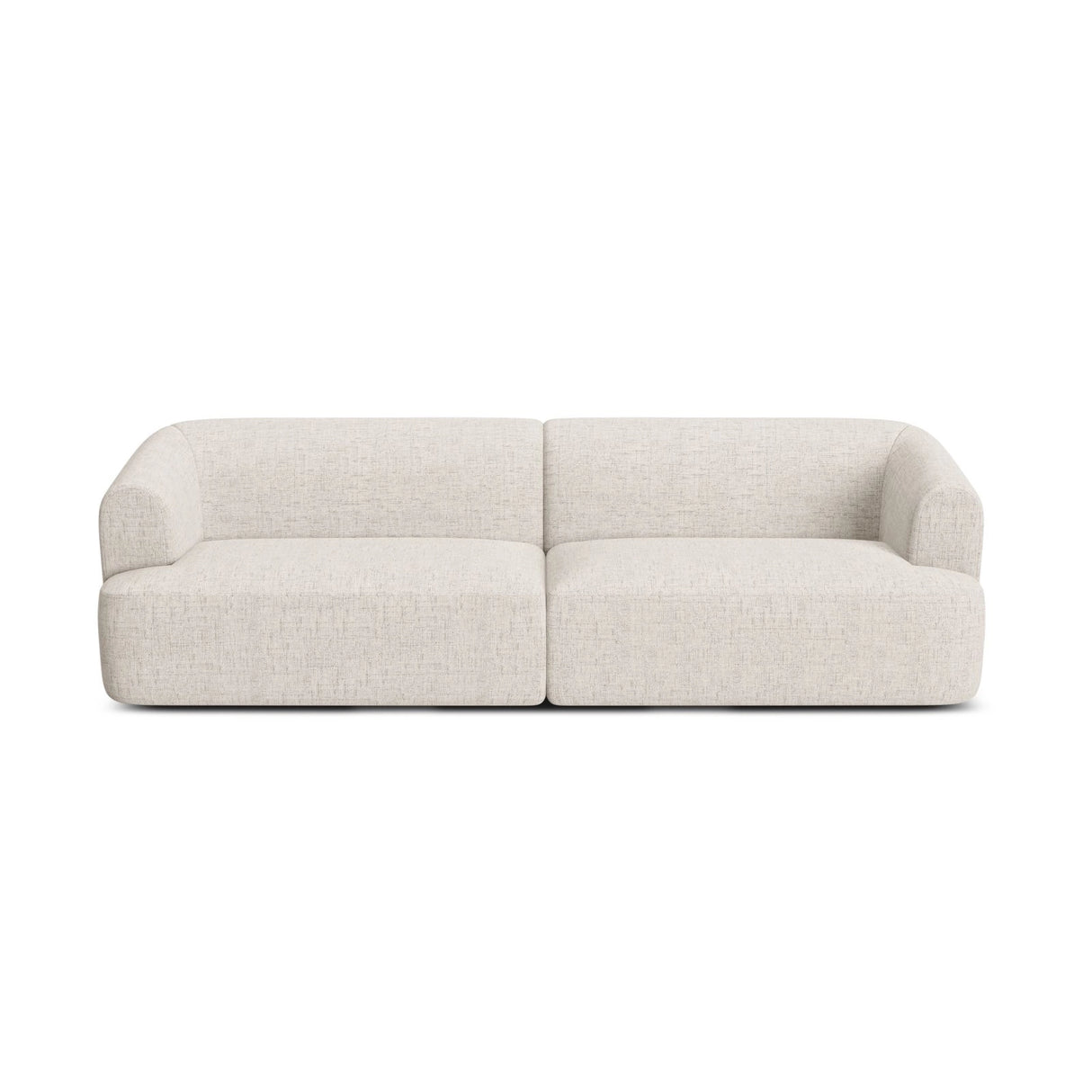 Campi 4-Sitzer Sofa aus Strukturierter Stoff in Hellbeige (Moly 02), 255x90x70 cm von Cosmopolitan Design – Bild 5