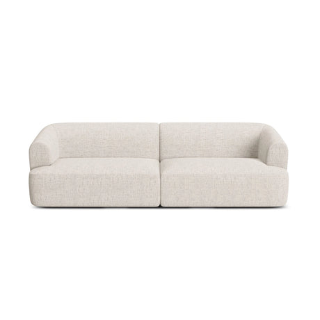 Campi 4-Sitzer Sofa aus Strukturierter Stoff in Hellbeige (Moly 02), 255x90x70 cm von Cosmopolitan Design – Bild 5